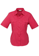 Biz Collection Ladies Cuban Short Sleeve Shirt