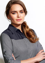 Biz Collection Ladies Havana 3/4 Sleeve Shirt
