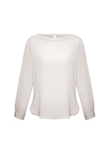 Biz Collection Ladies Madison BoatNeck Blouse-(S828LL)