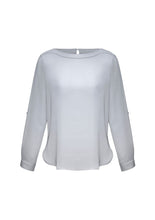 Biz Collection Ladies Madison BoatNeck Blouse-(S828LL)