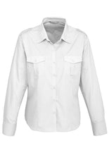 Biz Collection Ladies Eppaulette Long Sleeve Shirt