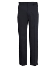 Van Heusen Gents Navy Flat Front, High Twist Yarn, Nail Head Fabric Trouser