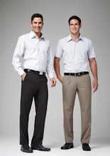 Biz Collection Mens Classic Flat Front Pant