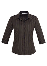 Biz Collection Ladies Reno Stripe 3/4 Shirt