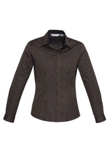 Biz Collection Ladies Reno Stripe L/S Shirt