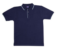 Ramo Mens Double Stripe Trim Collar Polo