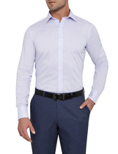 Van Heusen Polyester/Cotton Yarn Dyed Stripe European Fit Shirt