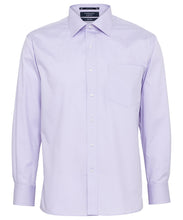 Van Heusen Gents Cotton Polyester Herringbone Stripe European Fit Shirt (E140)