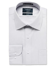Van Heusen Gents Cotton Polyester Herringbone Stripe European Fit Shirt (E140)