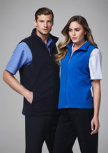 Biz Collection Mens Plain Microfleece Vest