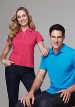 Biz Collection Mens Neon Polo