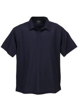 Biz Collection Mens Micro Waffle Polo