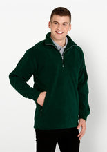 Biz Collection Mens Heavy Weight 1/2 Zip Poly Fleece