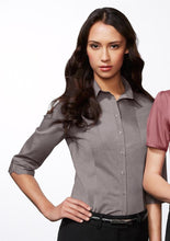 Biz Collection Ladies Chevron 3/4 Sleeve Shirt