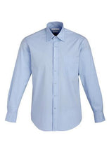 Biz Collection Mens Chevron Long Sleeve Shirt