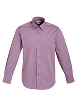 Biz Collection Mens Chevron Long Sleeve Shirt