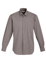 Biz Collection Mens Chevron Long Sleeve Shirt