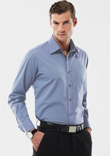 Biz Collection Mens Chevron Long Sleeve Shirt