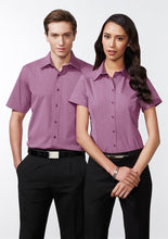 Biz Collection Mens Chevron Short Sleeve Shirt