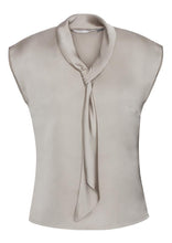 Biz Collection Ladies Shimmer Tie Neck Top Sleeveless