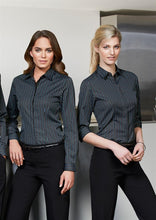 Biz Collection Ladies Reno Stripe 3/4 Shirt