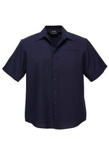 Biz Collection Mens Plain Oasis Short Sleeve Shirt