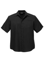Biz Collection Mens Plain Oasis Short Sleeve Shirt