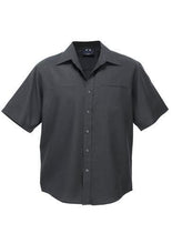 Biz Collection Mens Plain Oasis Short Sleeve Shirt