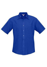 Biz Collection Mens Plain Oasis Short Sleeve Shirt