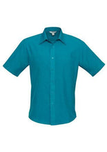 Biz Collection Mens Plain Oasis Short Sleeve Shirt