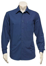 Biz Collection Mens Micro Check Long Sleeve Shirt