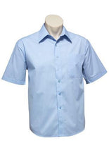 Biz Collection Mens Micro Check Shirt -S/S