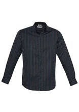 Biz Collection Mens Reno Stripe L/S Shirt