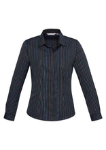 Biz Collection Ladies Reno Stripe L/S Shirt